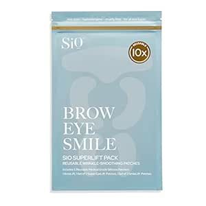 SiO Beauty SuperLift Forehead, Eye, & Lip Anti-Wrinkle Silicone Patches - Reduce Brow, Smile, and Under Eye Wrinkles Overnight