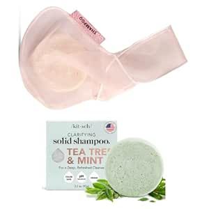Kitsch Beauty Soap Bar Bag & Tea Tree & Mint Shampoo Bar with Discount