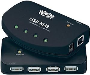Tripp Lite 4port Self Or Bus Powered USBhub with Adapter Mac & Pc with 6ft USB Ab
