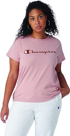 Champion Women's Plus Size Classic Tee, Fashion (Retired Colors)