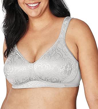 Playtex Women's 18-Hour Ultimate Lift & Support Wireless Full-Coverage Bra, Everyday Comfort, Single & 2-Pack